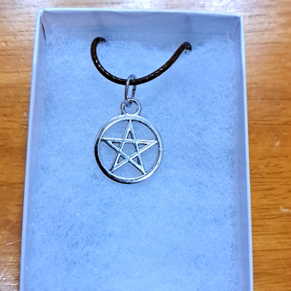 Silver Pentagram Necklace